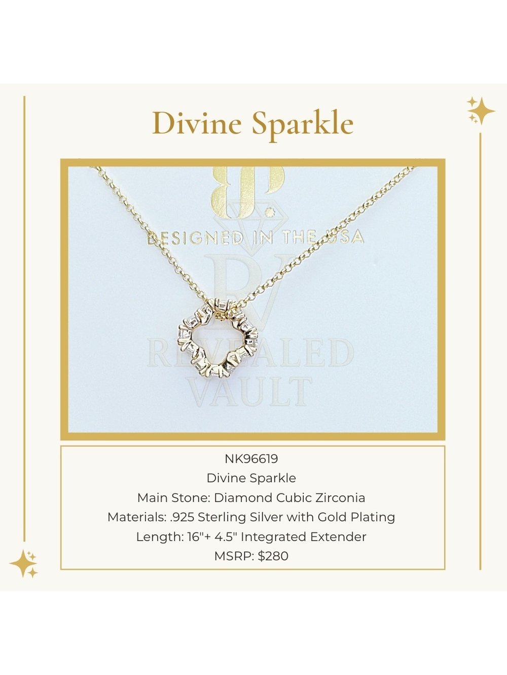 Divine Sparkle - Sterling Club Vermeil